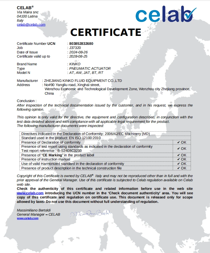 Outdoor Pneumatic Actuators Keep Failing? Kinko’s IP68+CE Actuators: Waterproof, Dustproof, Indestructible!
